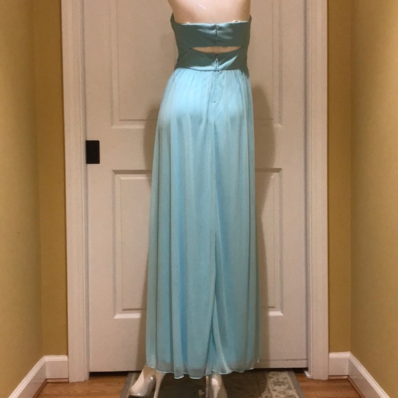 Speechless light blue strapless prom dress - Picture 3 of 5